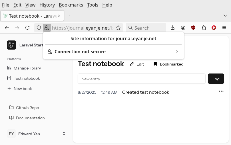 SSL is enabled for the server