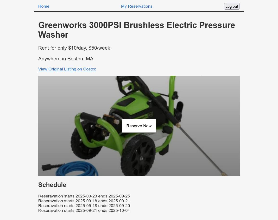 Powerwash rental